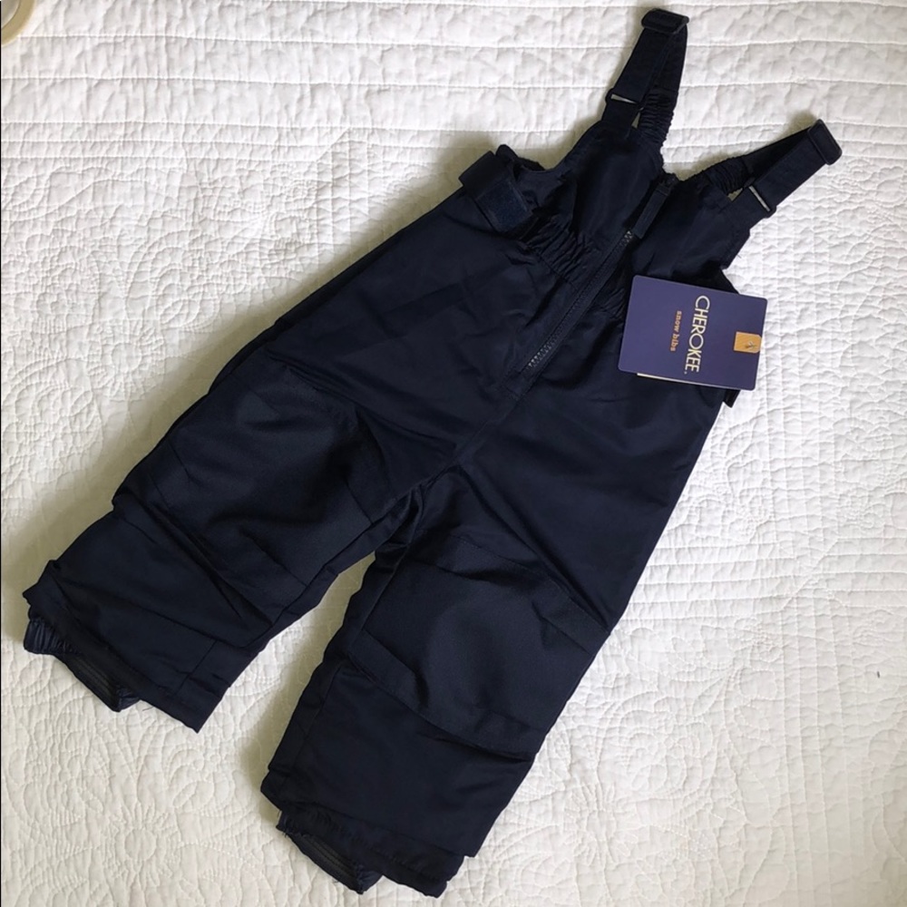 NWT - 12m Snow Pants - Bib Style Navy